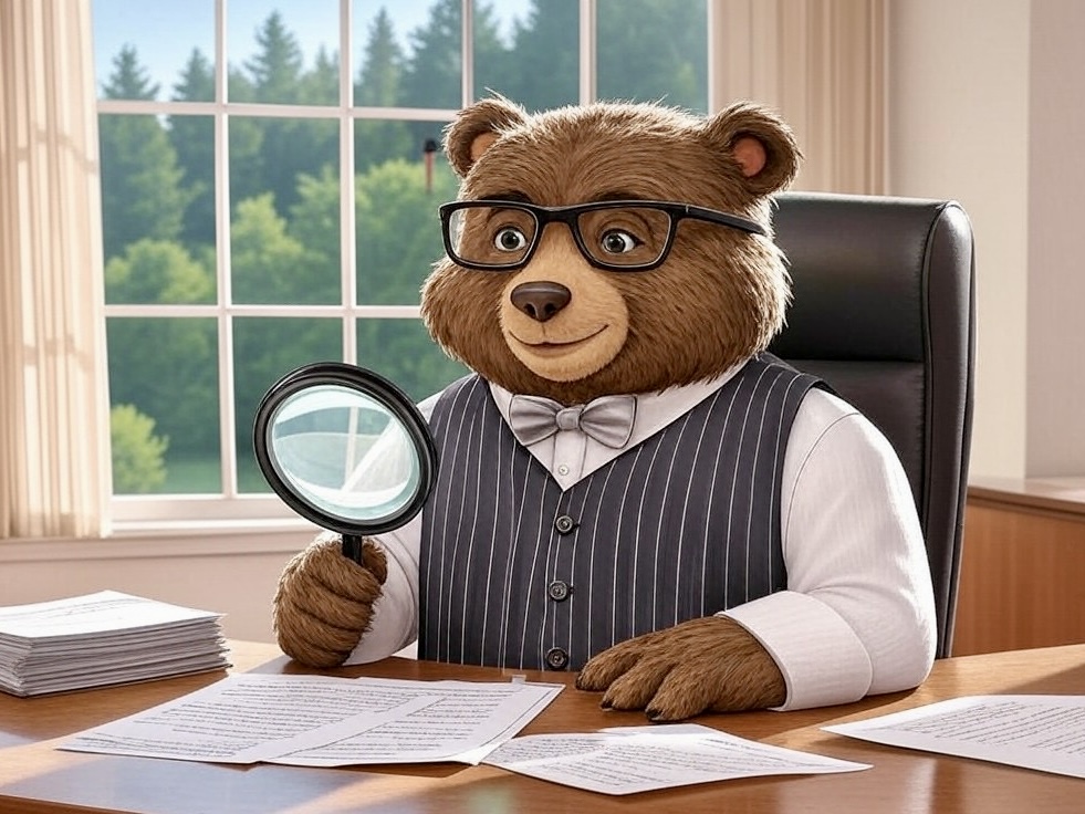 DocketView Bear Mascot